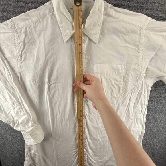 Gitman Bros 16 33 Cotton TTX Oxford USA Pinpoint Point White Shirt Men American - Picture 8 of 14